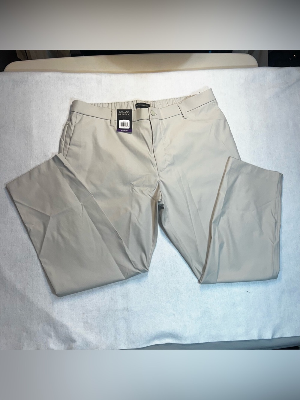Banana Republic Commuter Flex Pants Men’s 40x29 Tan Stretch Performance pants